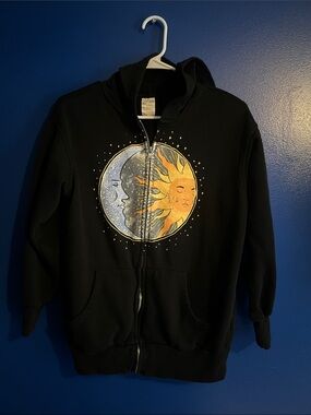 No Boundaries Black Hoodie with Red Logo Tag